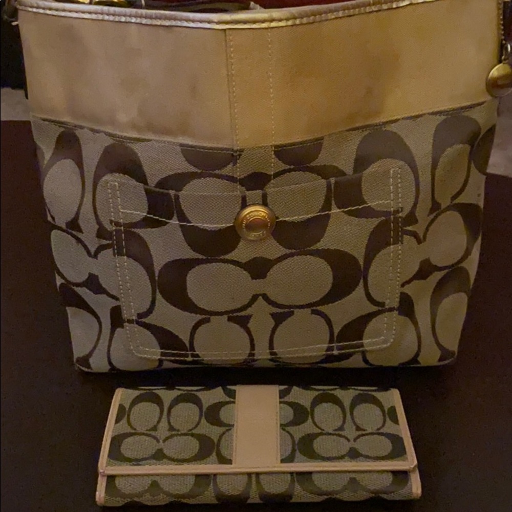 Coach Purse with Wallet